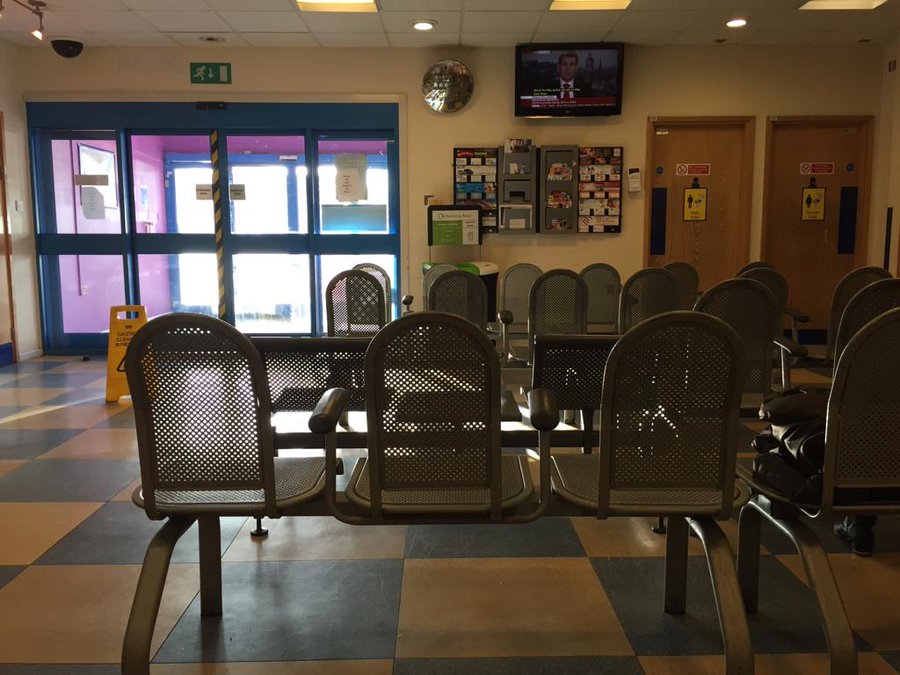 empty A&E during covid 19 crisis